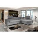 Eltap Eridano Soft Corner Pull-Out Sofa 60x275x90cm, Grey (Eri_59)