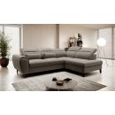 Eltap Noble Vero Corner Pull-Out Sofa 201x255x100cm, Beige (CO-NOB-RT-18VER)