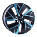 Lietais disks Cms C32-AERO 8x19, 5x112 Melna, Zila (C32 809 45 60S DBBLUE)