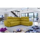 Eltap Loreto Omega Corner Pull-Out Sofa 60x260x102cm, Yellow (Lor_04)