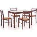 Halmar New Starter 2 Dining Room Set Table + 4 Chairs Espresso/Brown (V-CH-STARTER_NEW_2-ESPRESSO)