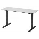 Martin Compact Electric Height Adjustable Desk 140x60cm Black/White (28-7034-X1)