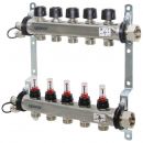 Uponor Vario S Silto Floor Manifold With Flow Meters, 4 Loops (1086540)