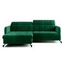 Eltap Lorelle Kronos Corner Pull-Out Sofa 160x225x105cm, Green (Lore_30)