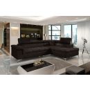 Eltap Eridano Monolith Corner Pull-Out Sofa 202x275x90cm, Brown (ERI_07)