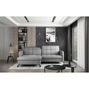 Eltap Lorelle Texas Corner Pull-Out Sofa 160x225x105cm, Grey (Lore_54)