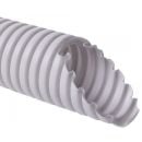 Corrugated Conduit 20mm with Drawstring, Grey (1420_K50D)