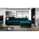 Eltap Mariall MatVelvet Corner Sofa 190x300x98cm, Green (Mari_33)