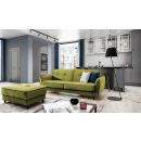 Eltap Bellis Extendable Sofa 220x90x83cm Universal Corner, Green (SO-BEL-33LO)