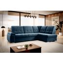 Eltap Sado Lux Corner Pull-Out Sofa 192x272x95cm, Blue (CO-SAD-RT-40LU)