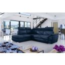 Eltap Loreto Monolith Corner Pull-Out Sofa 60x260x102cm, Blue (Lor_38)