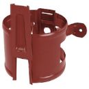Ruukki water supply Pipe support with wedge for wooden wall Ø90mm 5657m00000A (RR29)