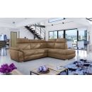 Eltap Loreto Monolith Corner Pull-Out Sofa 60x260x102cm, Brown (Lor_06)