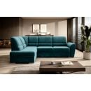 Eltap Siber Lux Corner Pull-Out Sofa 186x270x93cm, Green (CO-SIB-LT-39LU)