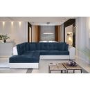 Eltap Pieretta Kronos/Soft Corner Pull-Out Sofa 58x260x80cm, Blue (Prt_05)