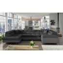 Eltap Letto Inari/Soft Corner Pull-Out Sofa 58x340x90cm, Grey (Le_40)