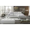 Eltap Torrense Soft Corner Sofa 53x265x98cm, White (Tor_37)