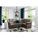 Eltap Lord II Dora Corner Pull-Out Sofa 190x243x105cm, Beige (LII_067)