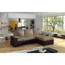 Eltap Lusso Berlin/Soft Corner Pull-Out Sofa 57x245x90cm