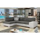 Eltap Fabio Berlin/Soft Corner Pull-Out Sofa 167x268x73cm, Grey (F29)