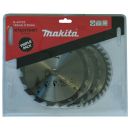 Makita D-44753 Saw Blade TCT, 165mm 3 pcs.