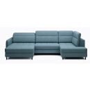 Eltap Berrto Corner Sofa 165x306x100cm Left Corner, Blue (CO-BER-LT-40TOS)