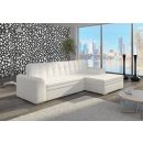 Eltap Conforti Soft Corner Pull-Out Sofa 165x275x78cm, White (Cf_18)