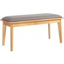 Home4You Bedside Table Jonna, 40x92x45cm, Grey/Oak (10516)