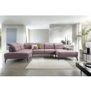 Eltap Bretan Loco Corner Sofa 205x350x107cm, Pink (CO-BRE-LT-24LO)