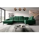 Eltap Neviro Lukso Corner Sofa 201x350x77cm, Green (CO-NEV-RT-35LU)