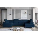 Eltap Escada Monolith Corner Pull-Out Sofa 200x330x98cm, Blue (Esc_34)