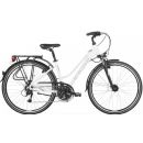 Женский туристический велосипед Kross Trans 4.0 28" M белый (KRTR4Z28X17W000711)