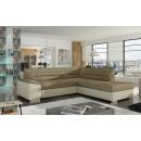 Eltap Verso Berlin/Soft Corner Pull-Out Sofa 63x266x83cm, Beige (V14)