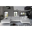 Eltap Eduardo Sawana/Soft Pull-Out Corner Sofa 60x345x90cm, Grey (Edr_55)