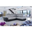 Eltap Loreto Sawana/Soft Pull-Out Corner Sofa 60x260x102cm, Grey (Lor_27)