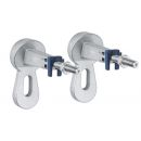 Grohe Rapid SL Wall Brackets Silver (3855800M)