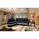 Eltap Benano Soft/Soft Corner Pull-Out Sofa 180x250x85cm, Black (B09)