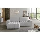 Мягкий угловой диван Eltap Bonett Soft с выдвижным механизмом, 175x250x92 см, белый (Bon_23)