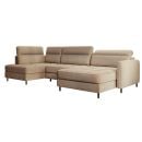 Угловой диван Eltap Berrto 165x306x100 см, правый угол, коричневый (CO-BER-RT-20TOS)