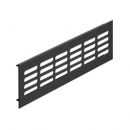 HAFELE Ventilation Grille 80 x 1000 mm, Black (575.20.525)
