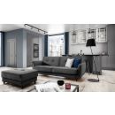 Eltap Bellis Extendable Sofa 220x90x83cm Universal Corner, Grey (SO-BEL-97MO)