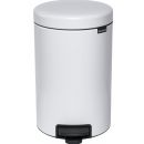 Brabantia Bathroom Trash Can NewIcon (Mint) with Pedal and Lid, 12L