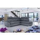 Eltap Loreto Inari/Soft Corner Pull-Out Sofa 60x260x102cm, Grey (Lor_18)