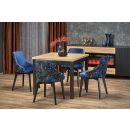 Halmar Tiago Extendable Table 90x90cm, Oak/Black