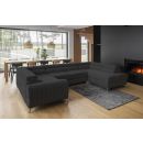 Раскладной угловой диван Eltap Louis Vero 202x347x92 см, серый (CO-LOU-RT-05VER)