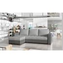 Eltap Newark Sawana/Sawana Corner Pull-Out Sofa 57x237x90cm, Grey (Na14)