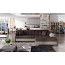 Eltap Sorento Jasmine/Corner Pull-Out Sofa 58x295x80cm, Brown (SO_19)