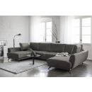 Eltap Larco Loco Corner Pull-Out Sofa 191x362x90cm, Grey (CO-LA-04LO)