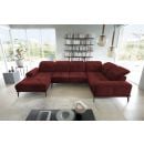 Eltap Neviro Loco Corner Sofa 201x350x77cm, Red (CO-NEV-RT-25LO)