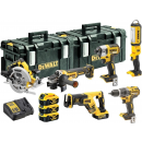 Dewalt XR 6 Инструментов 3x5Ah, 18V комплект (DCK623P3-QW)